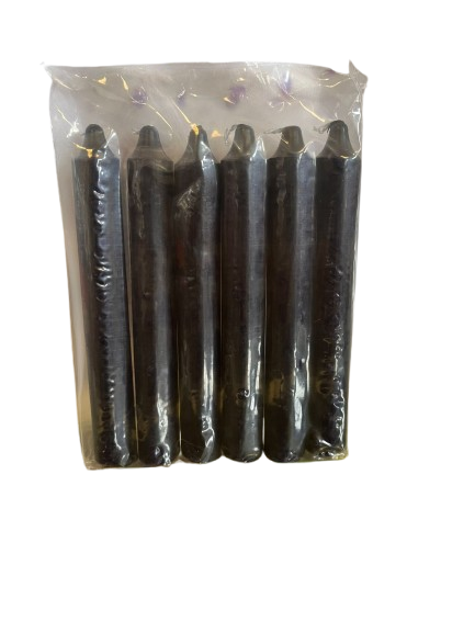 Velas Negras Pack 6